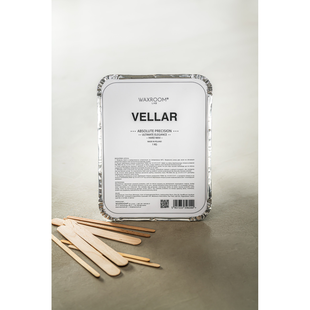 VELLAR - wosk twardy do depilacji - 1 KG